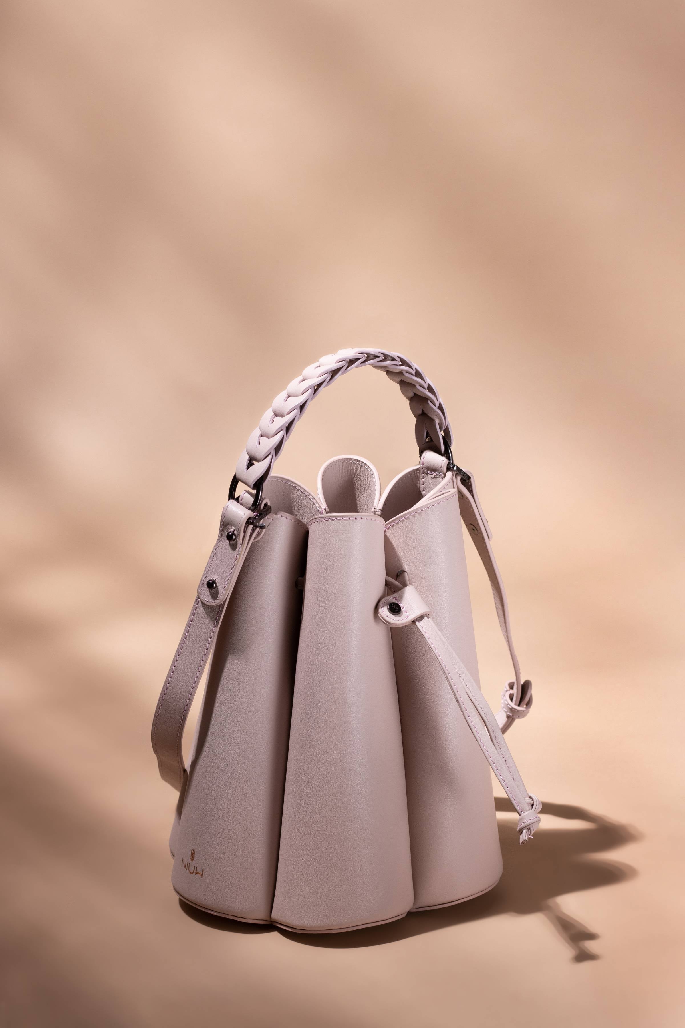 Bolsa Alondra bucket de piel