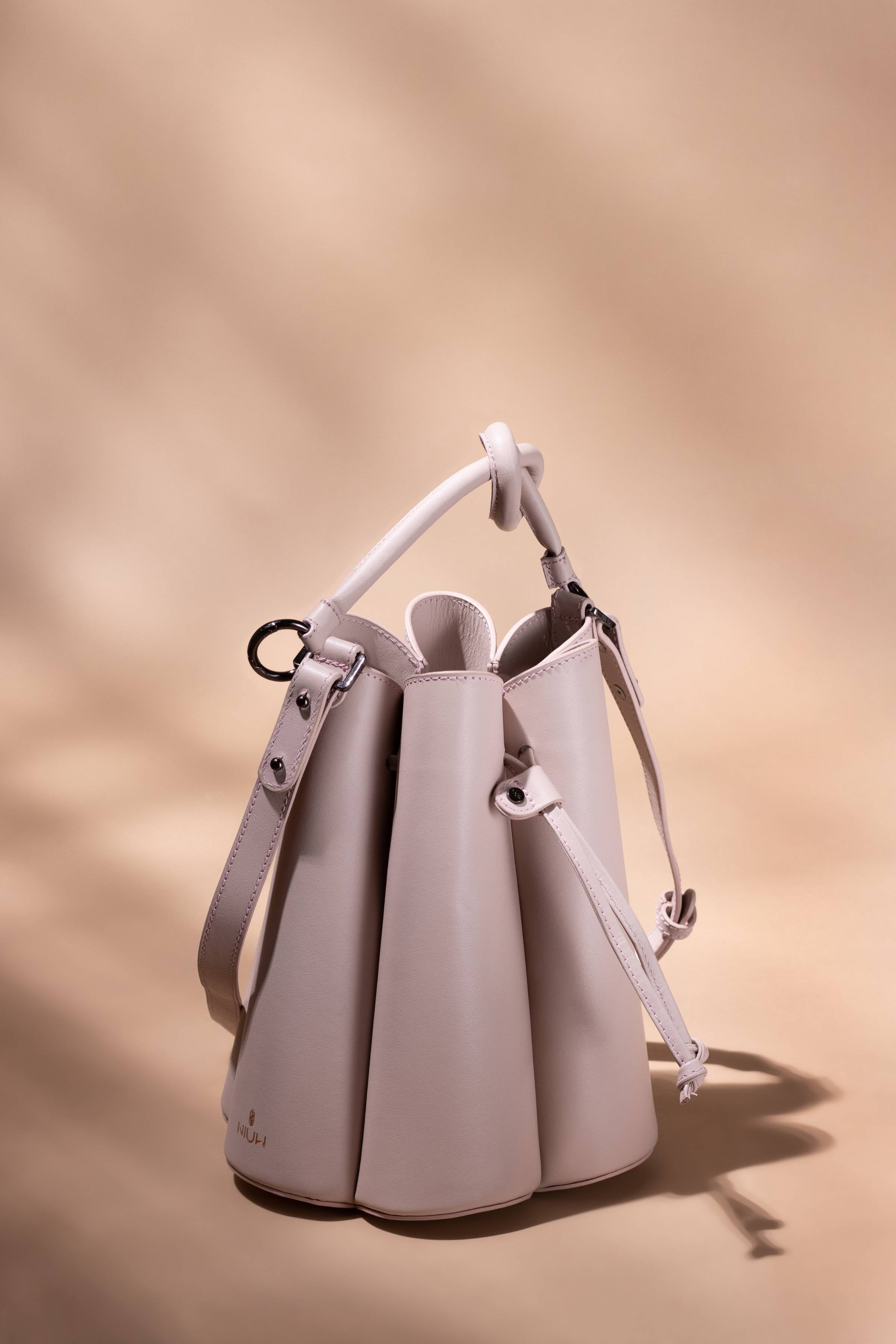 Bolsa Alondra bucket de piel