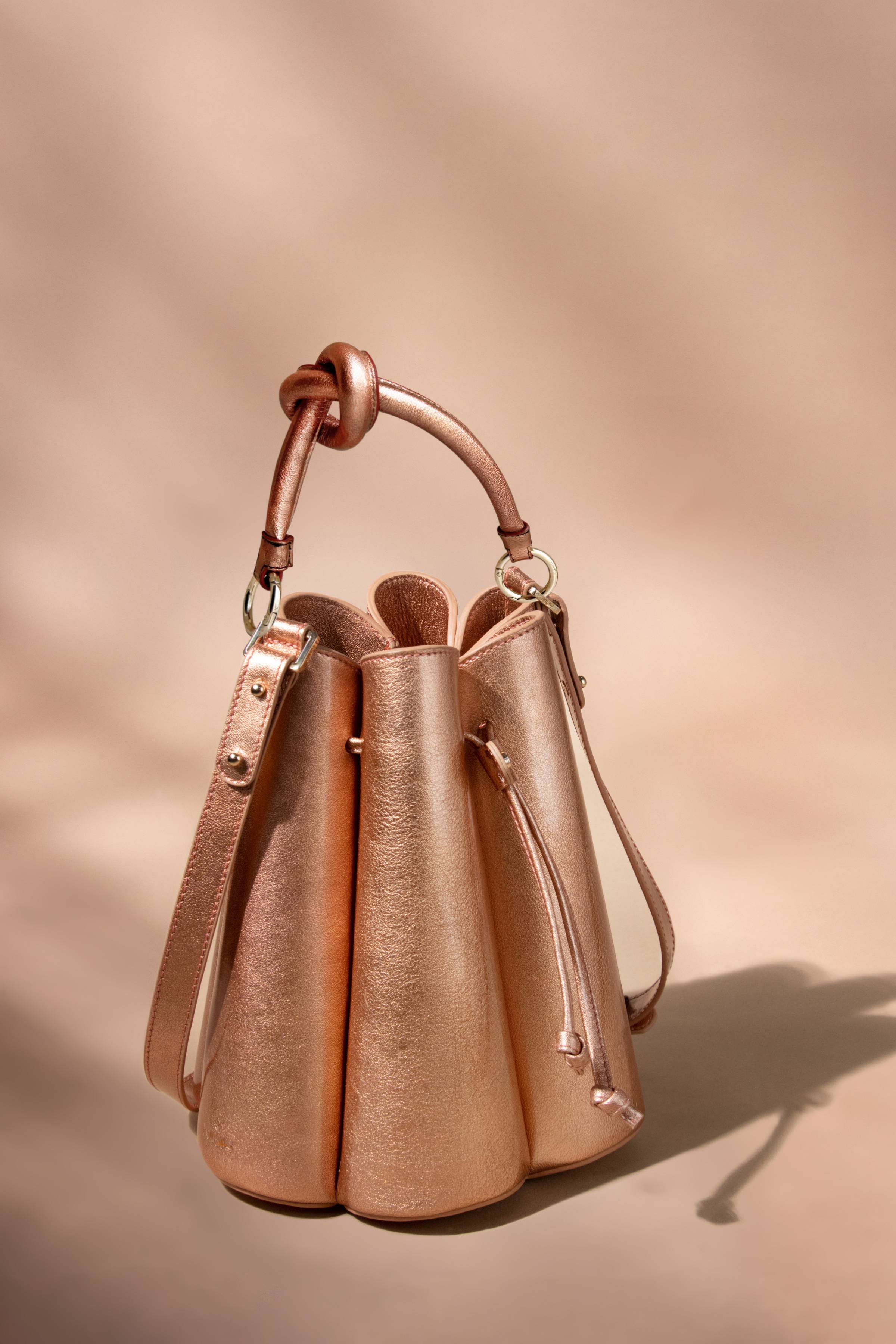 Bolsa Alondra bucket de piel