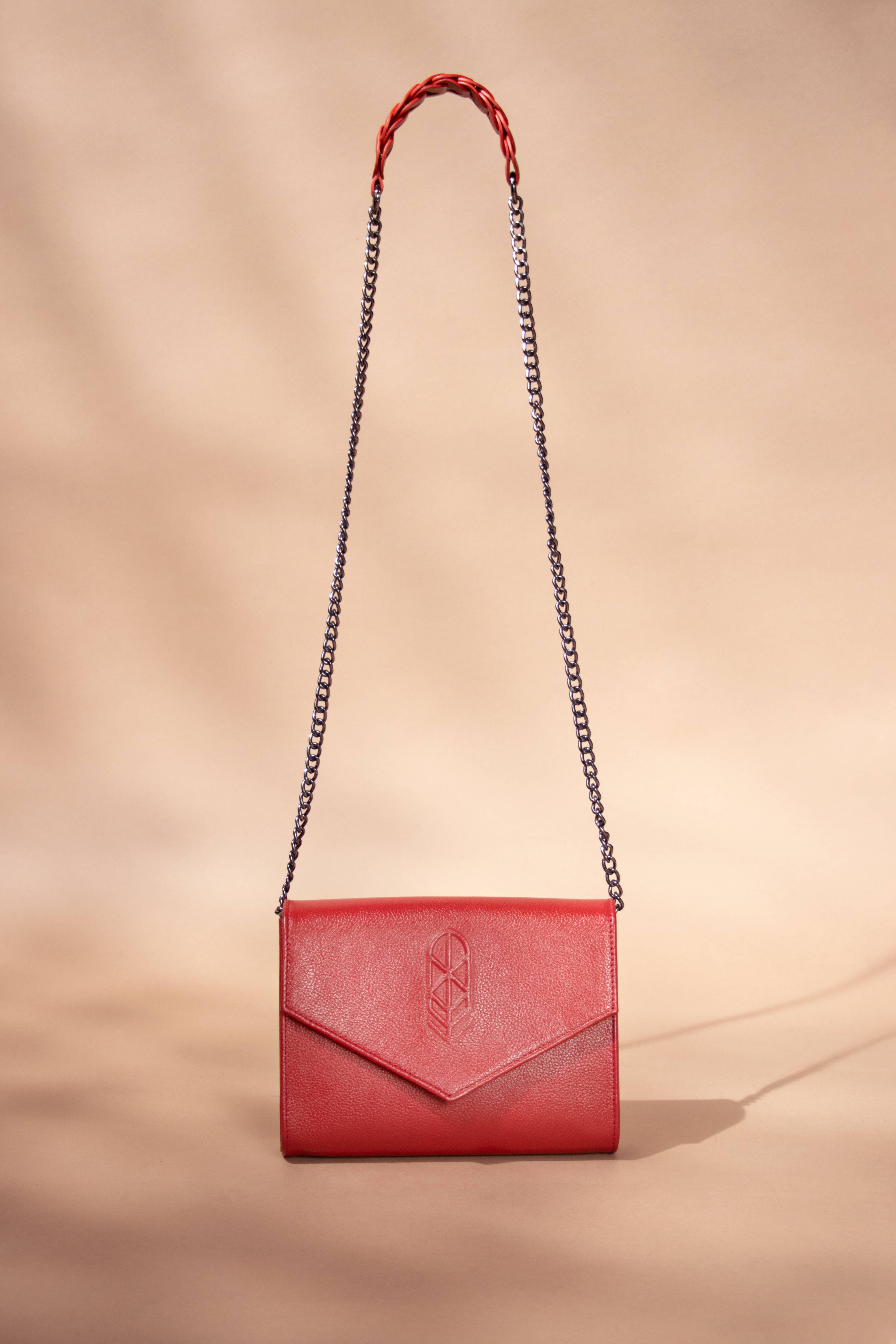 Bolsa crossbody de piel Cardenal