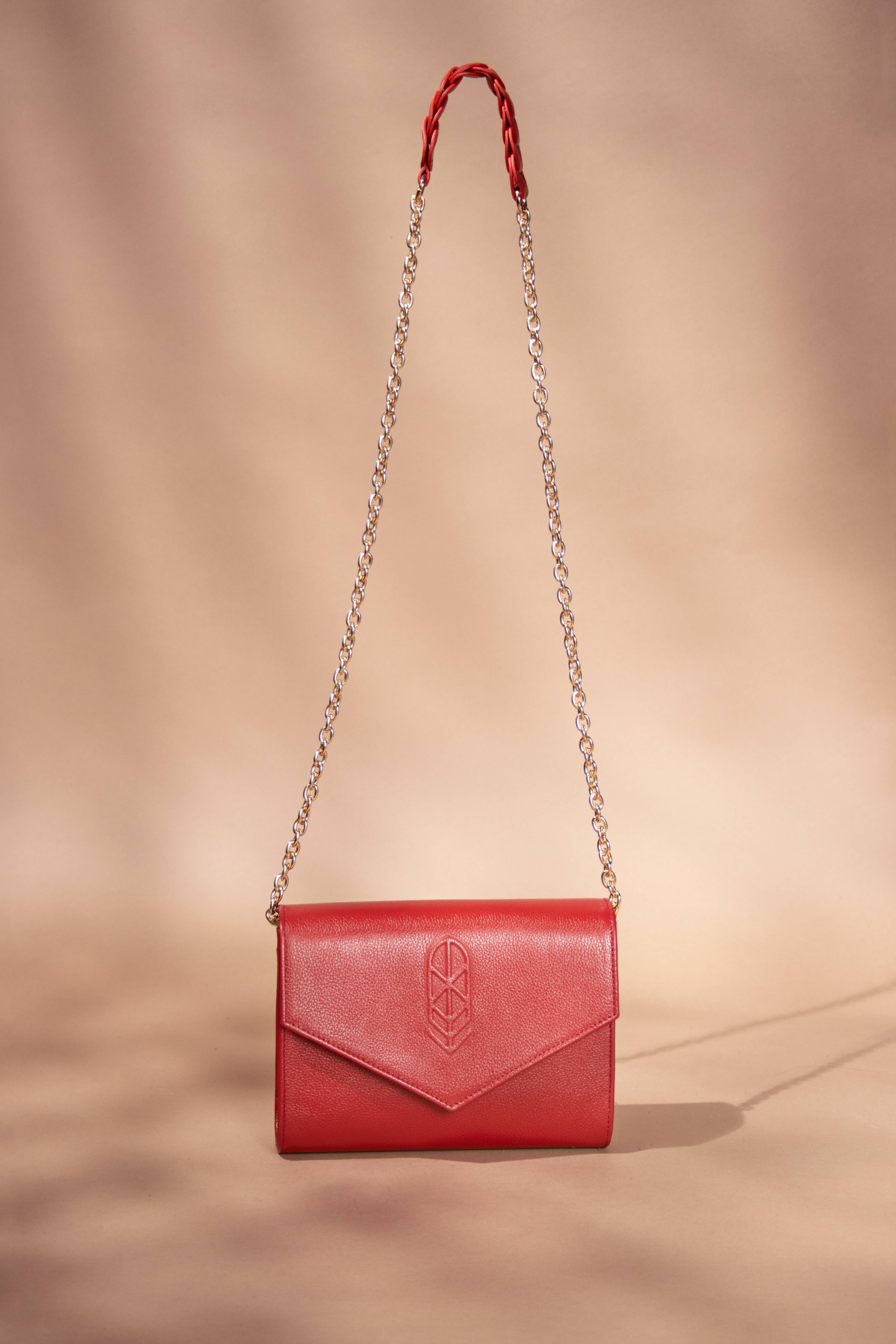 Bolsa crossbody de piel Cardenal