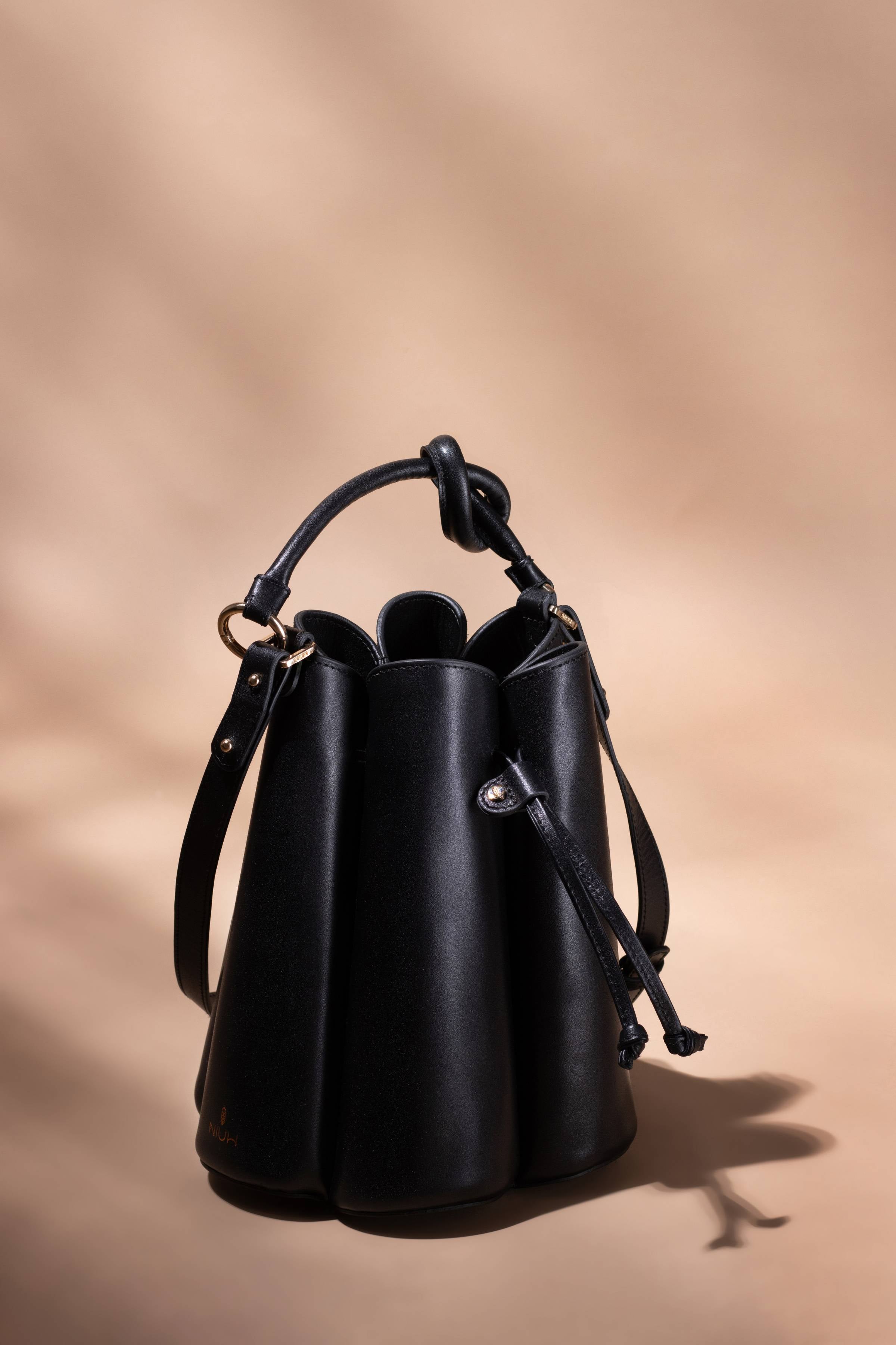Bolsa Alondra bucket de piel