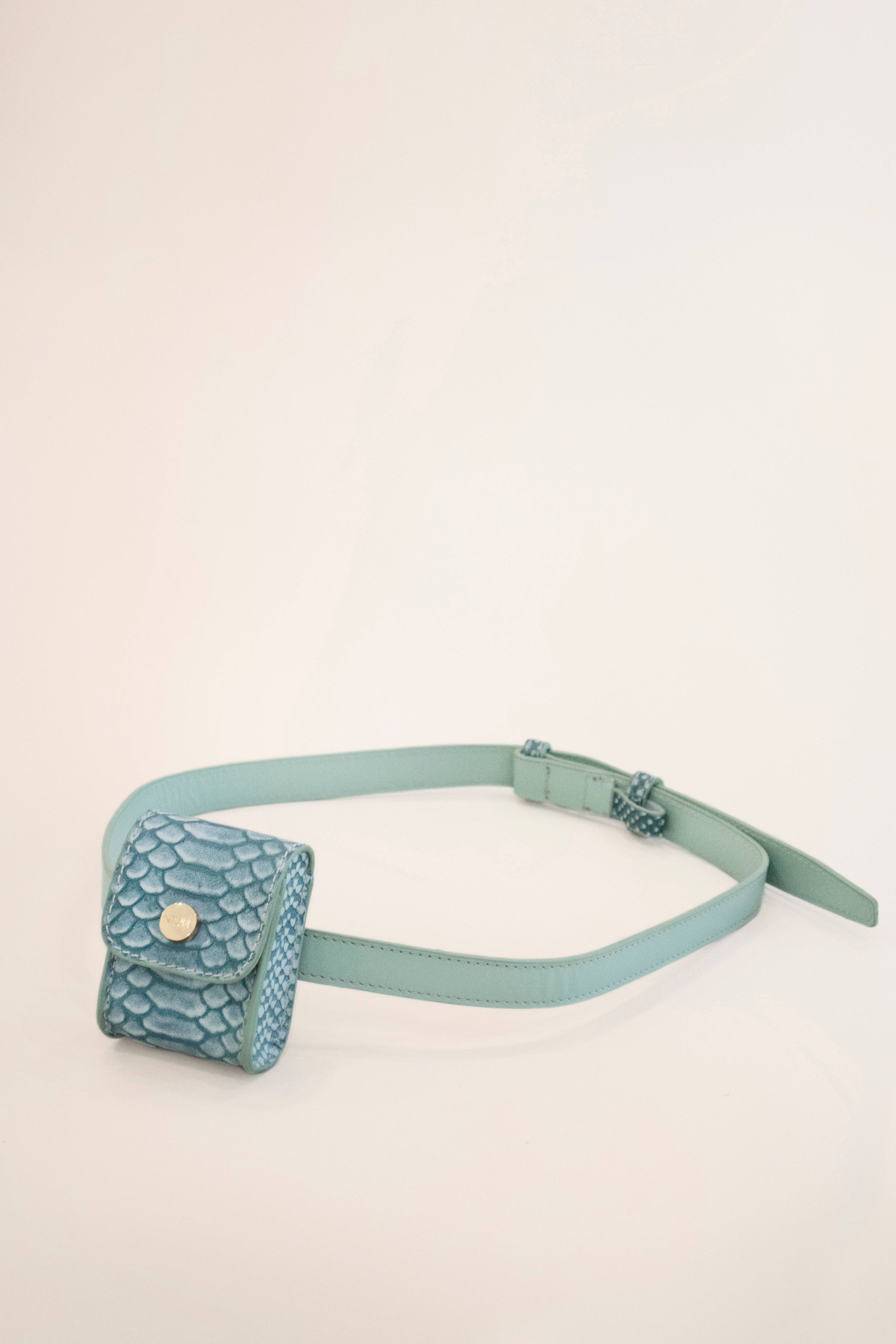 Mini bolso cinturón de piel Perlita