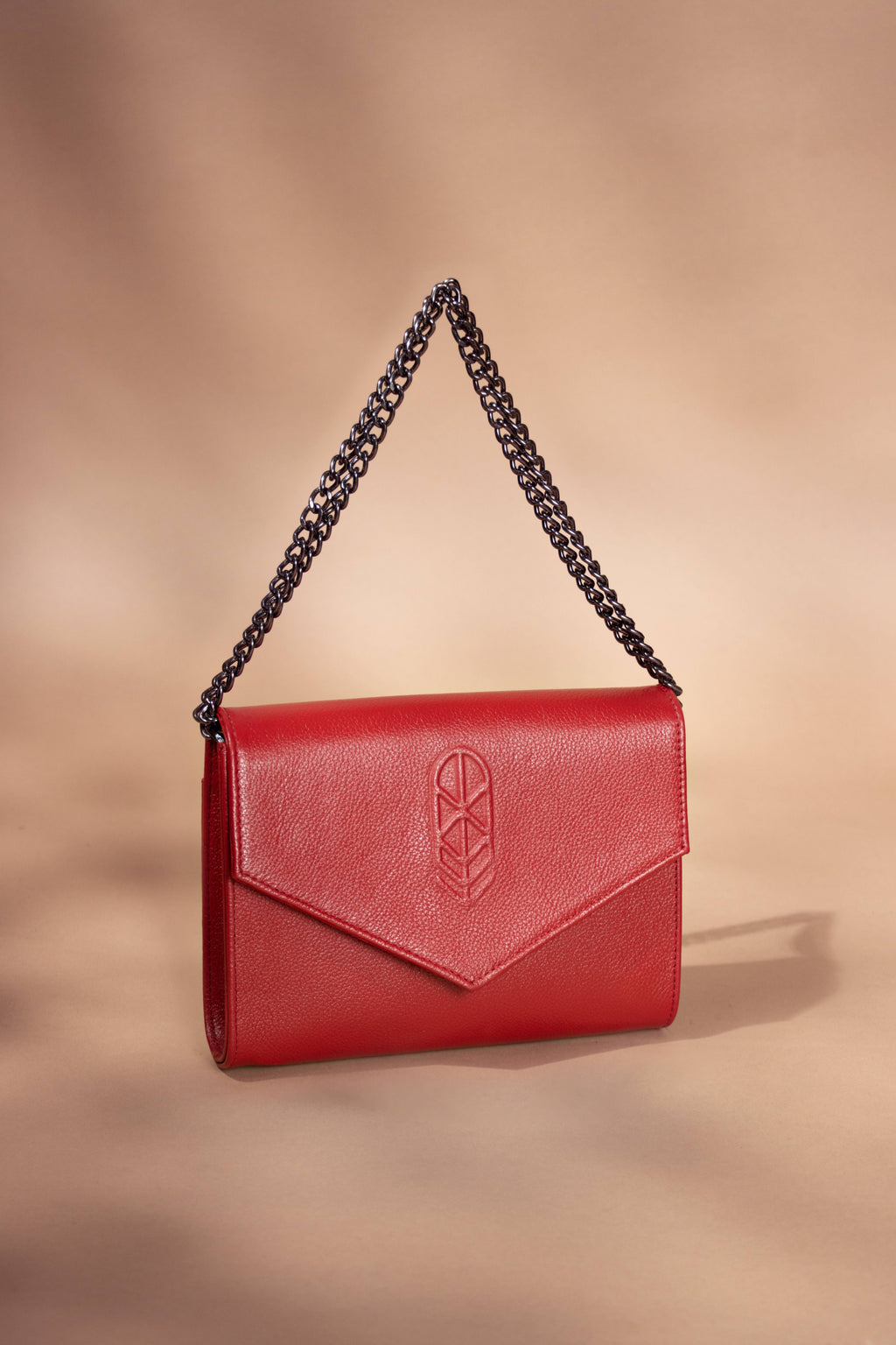 Bolsa crossbody de piel Cardenal
