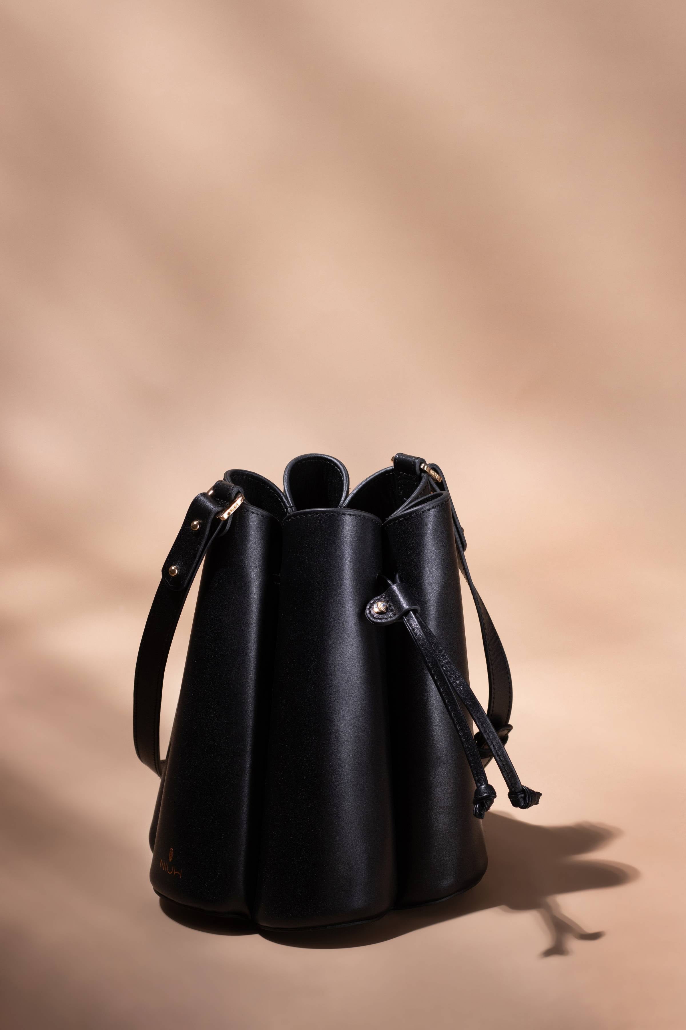 Bolsa Alondra bucket de piel