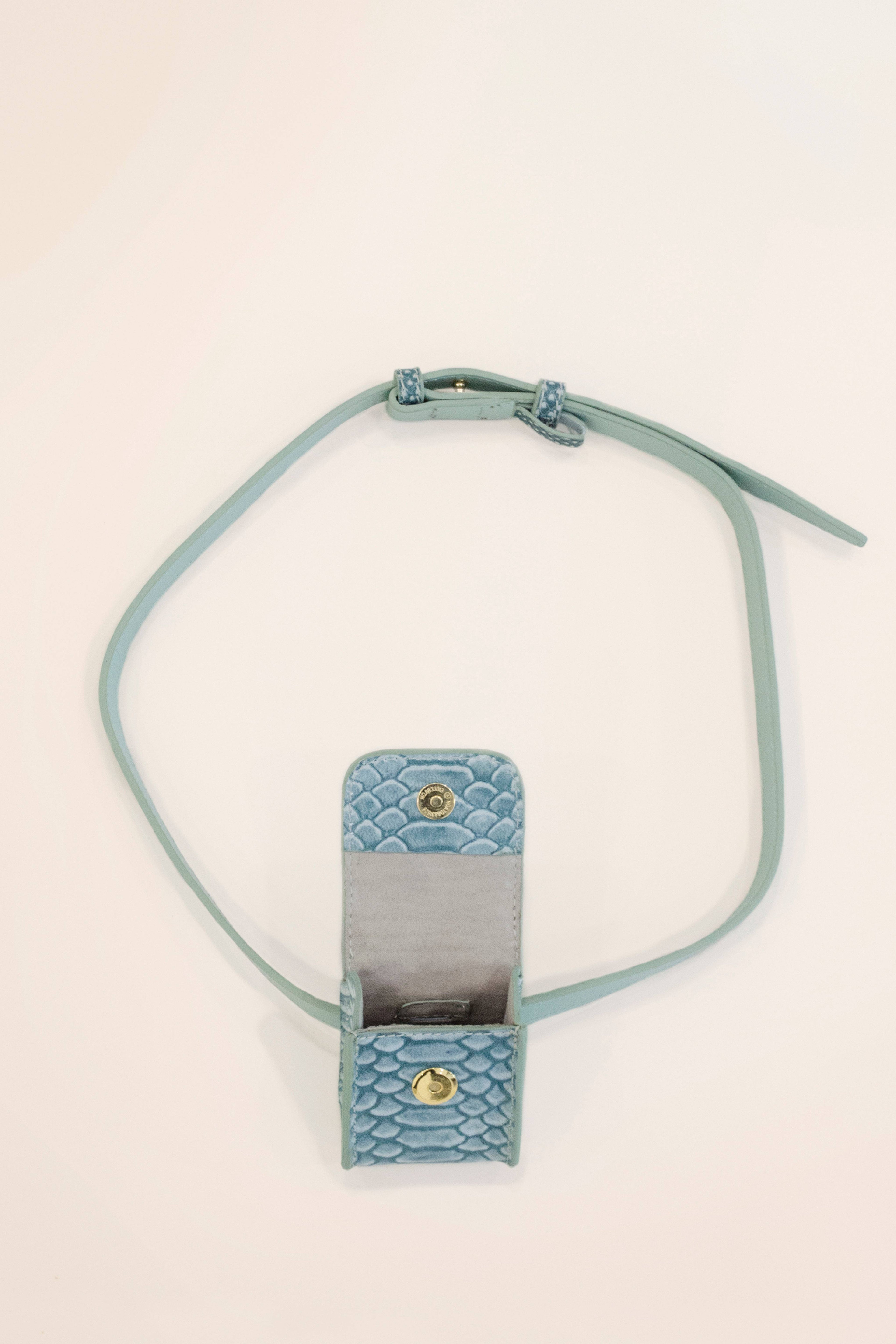Mini bolso cinturón de piel Perlita