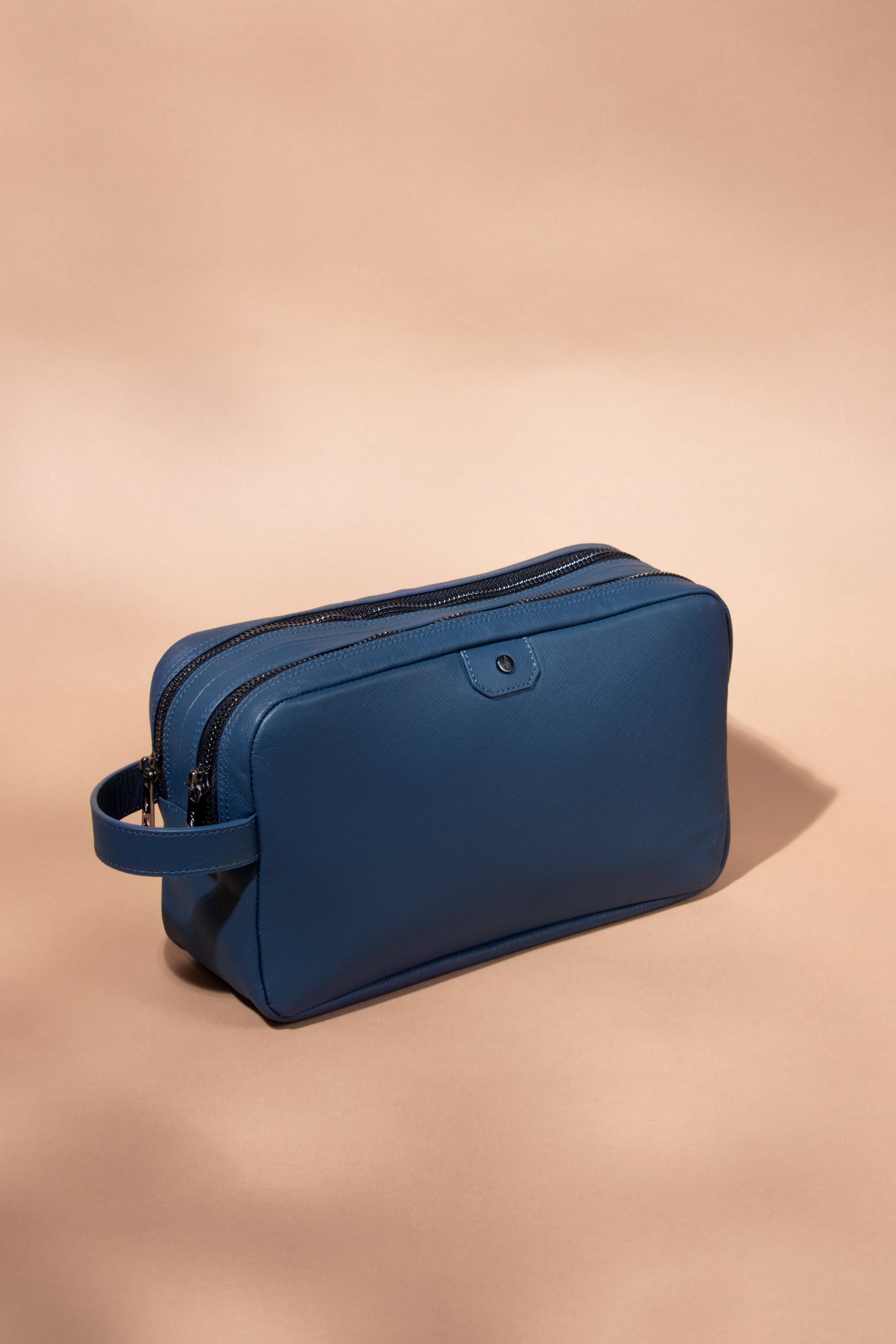 Neceser de piel tipo travel Pavon