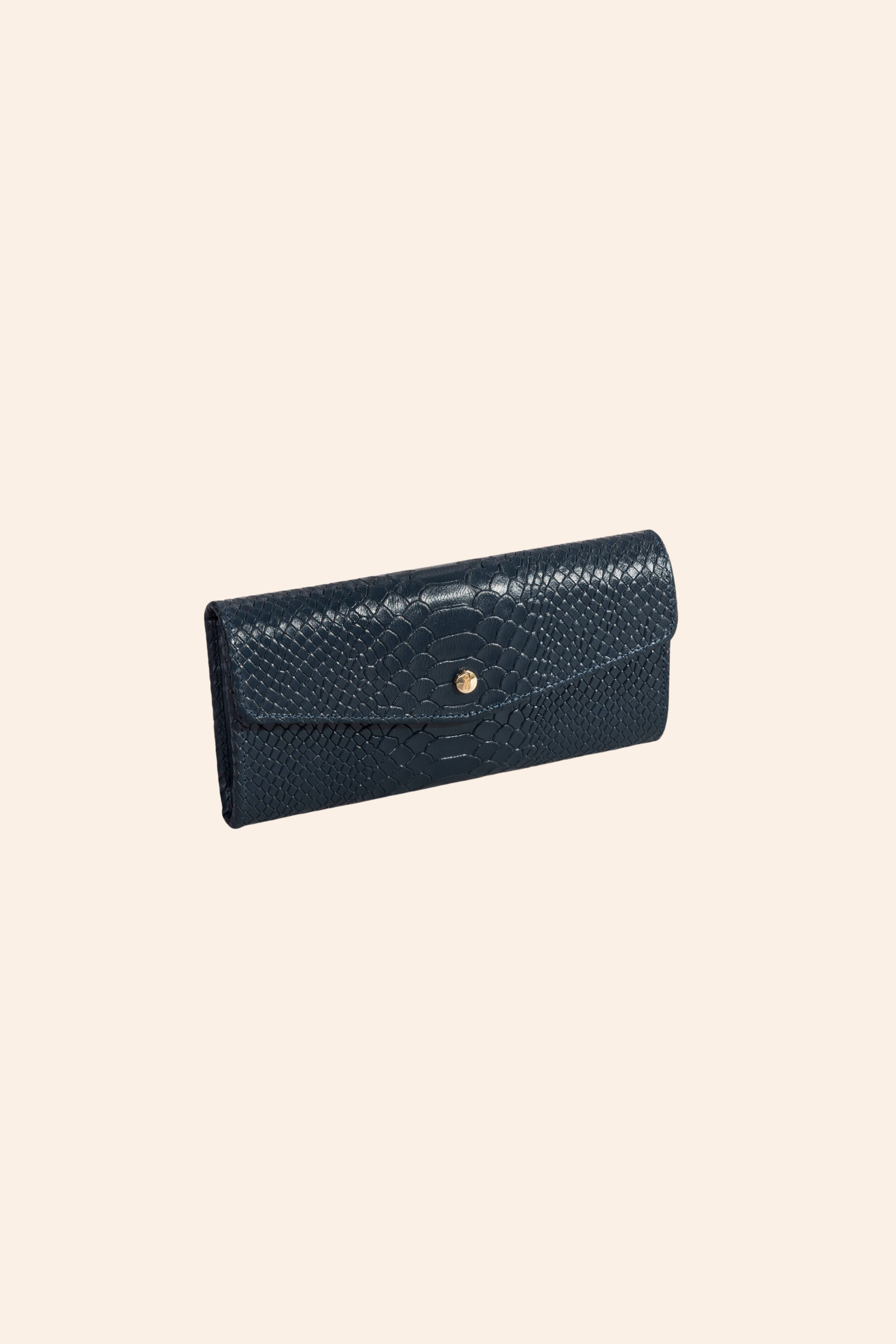Cartera doble compartimento de piel Pibi