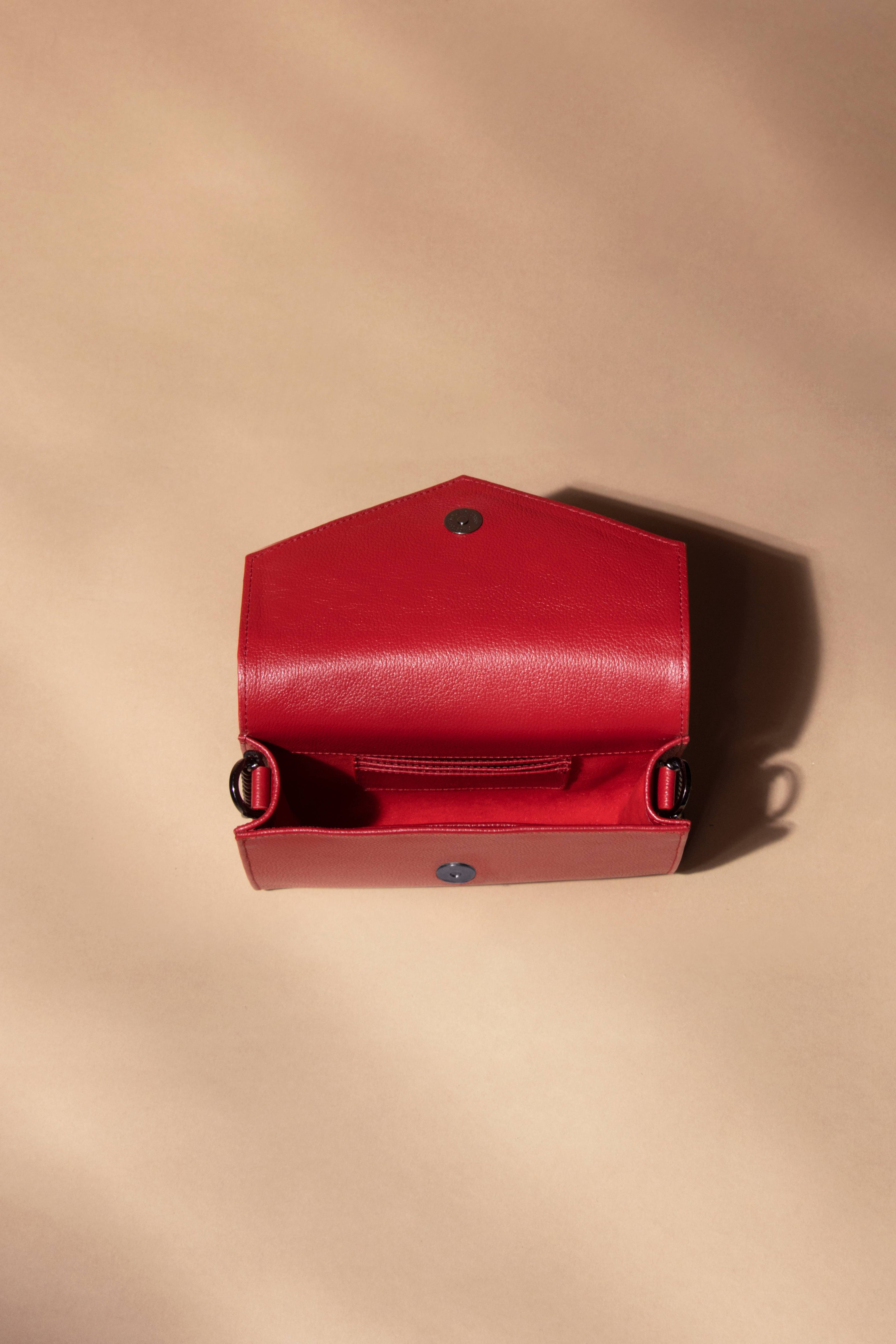 Bolsa crossbody de piel Cardenal