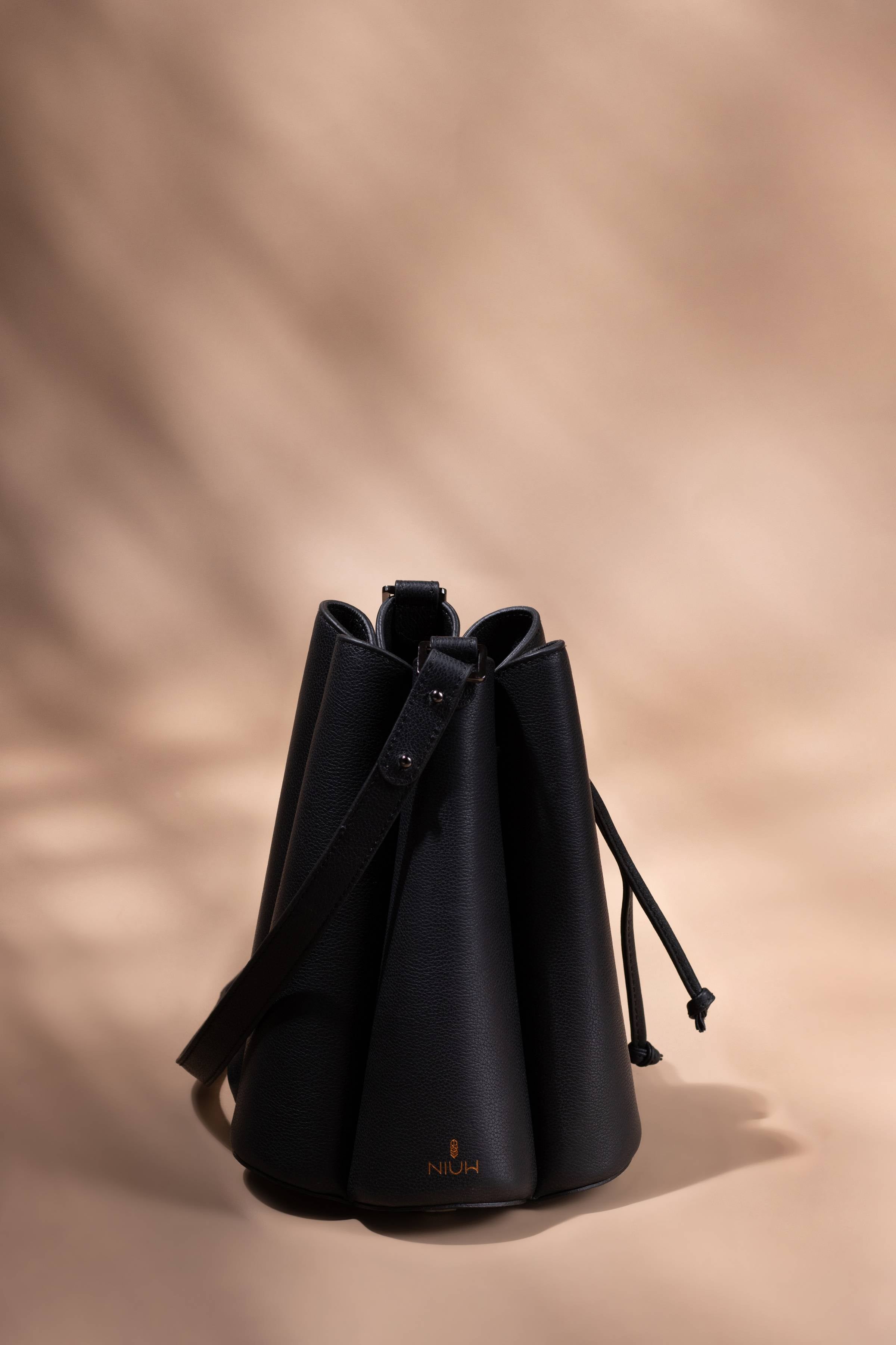 Bolsa Alondra bucket de piel
