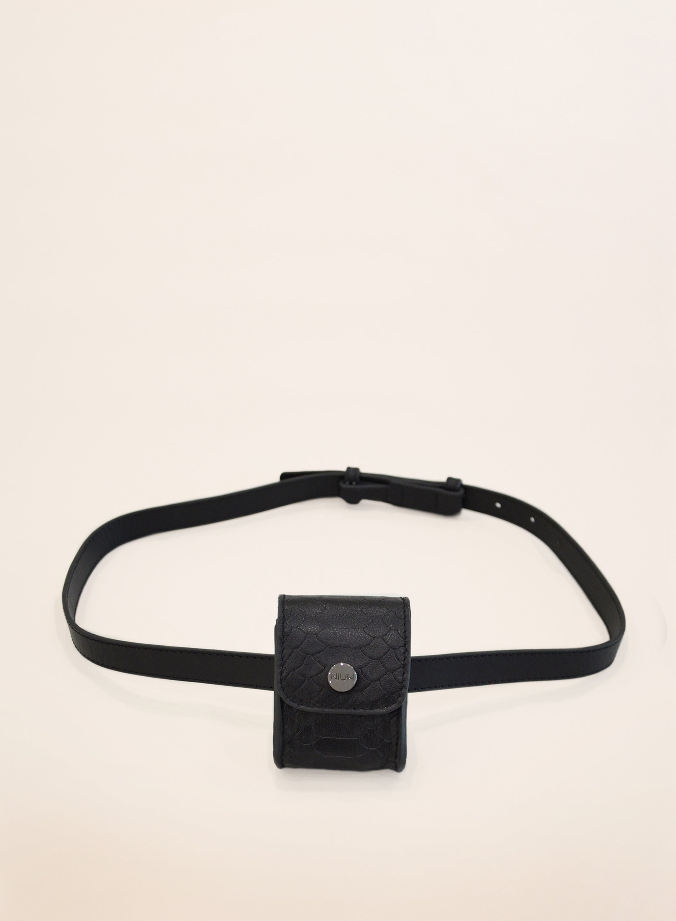 Mini bolso cinturón de piel Perlita