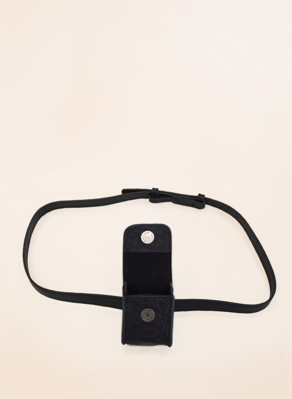 Mini bolso cinturón de piel Perlita