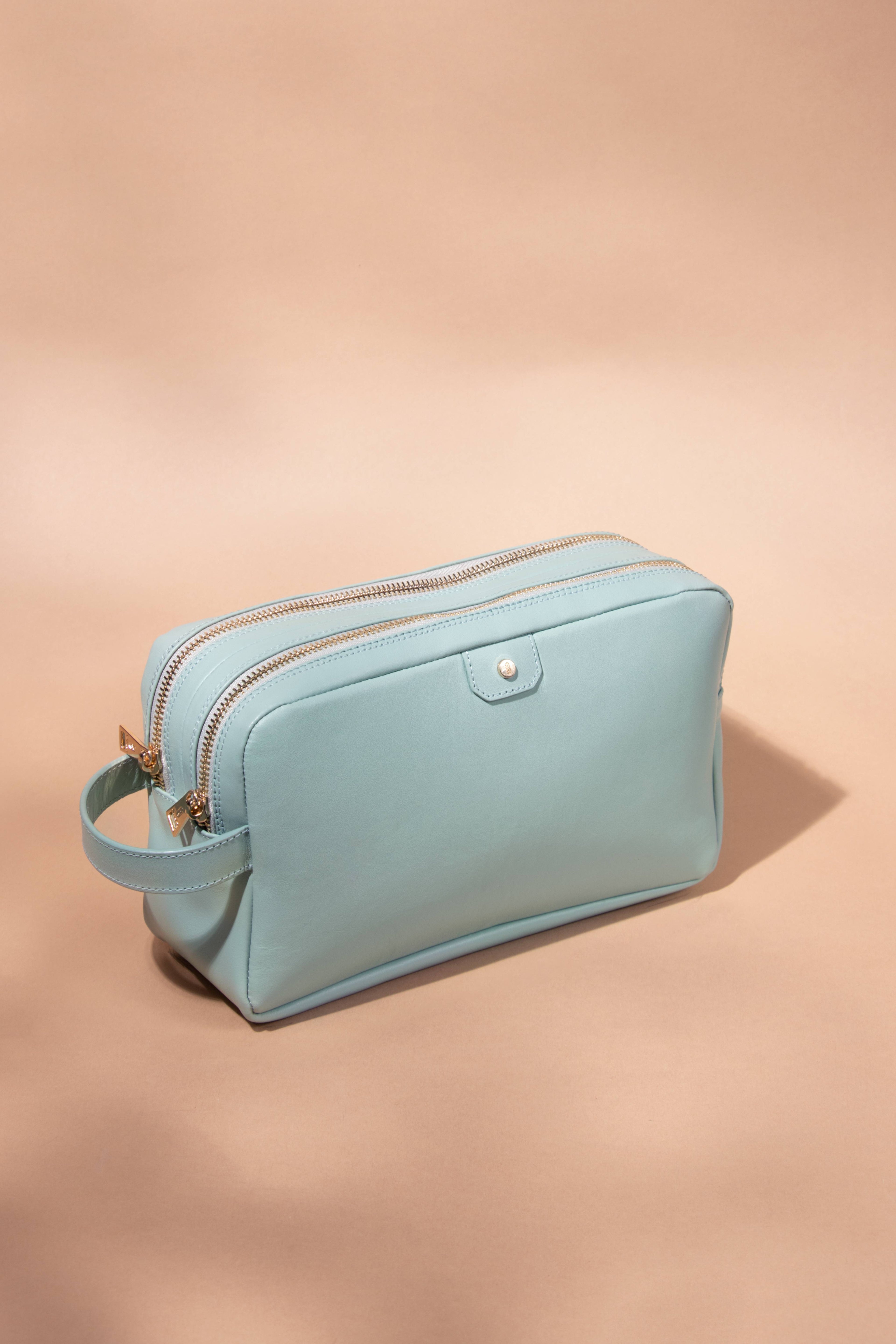 Neceser de piel tipo travel Pavon