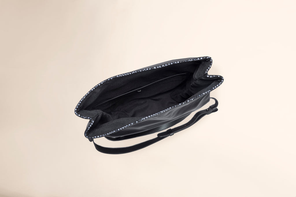 Bolsa crossbody de piel con textura Toquí