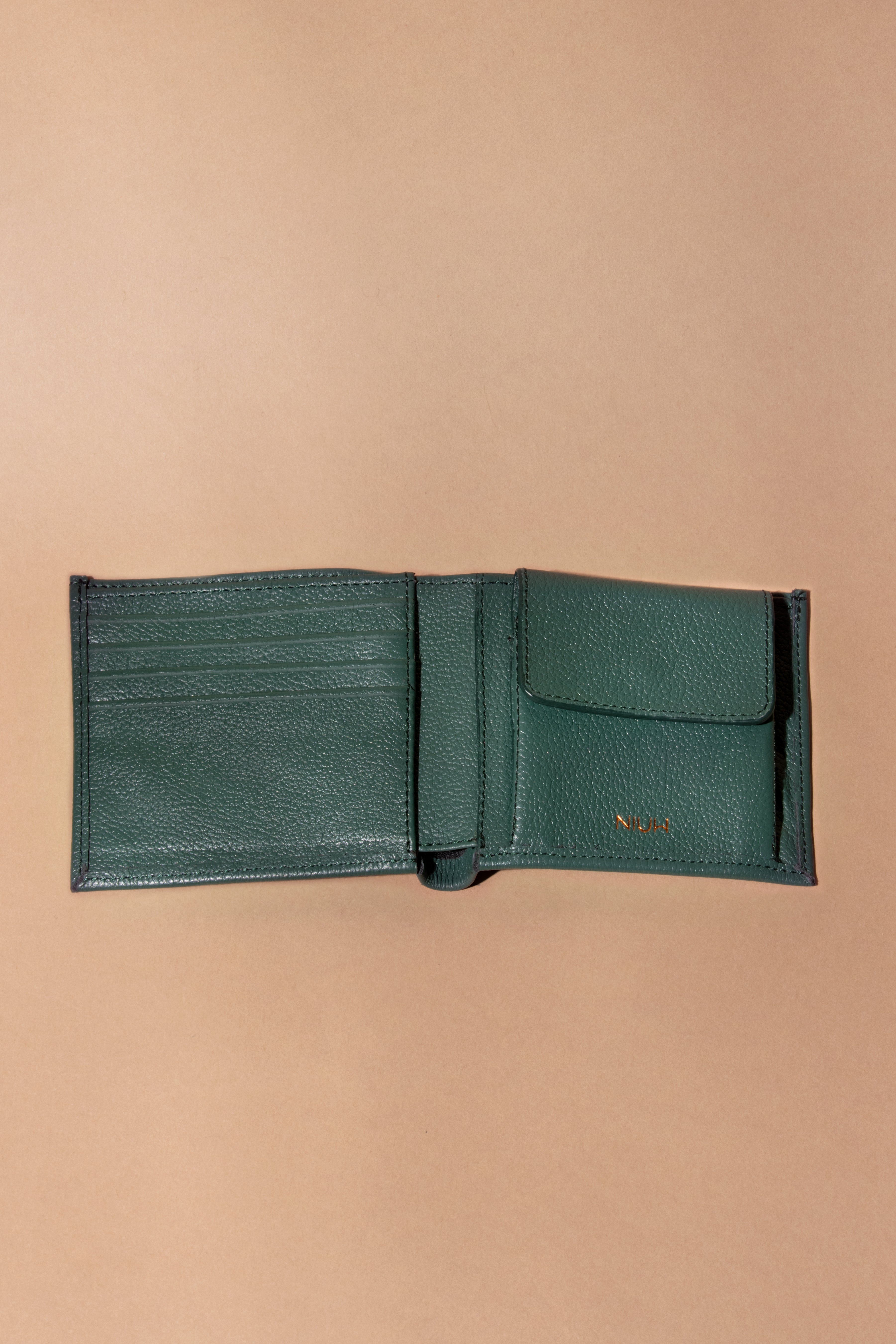 Cartera de piel Tordo