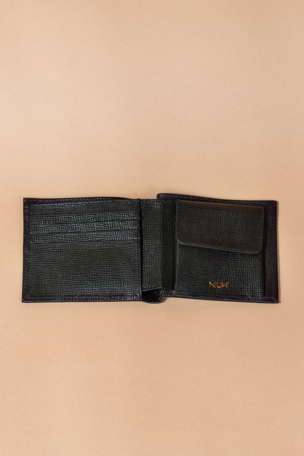 Cartera de piel Tordo