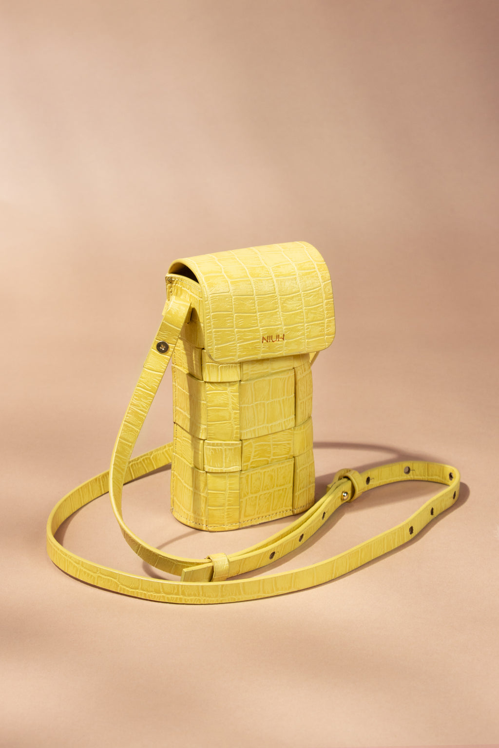 Bolsa mini crossbody de piel Bisbita