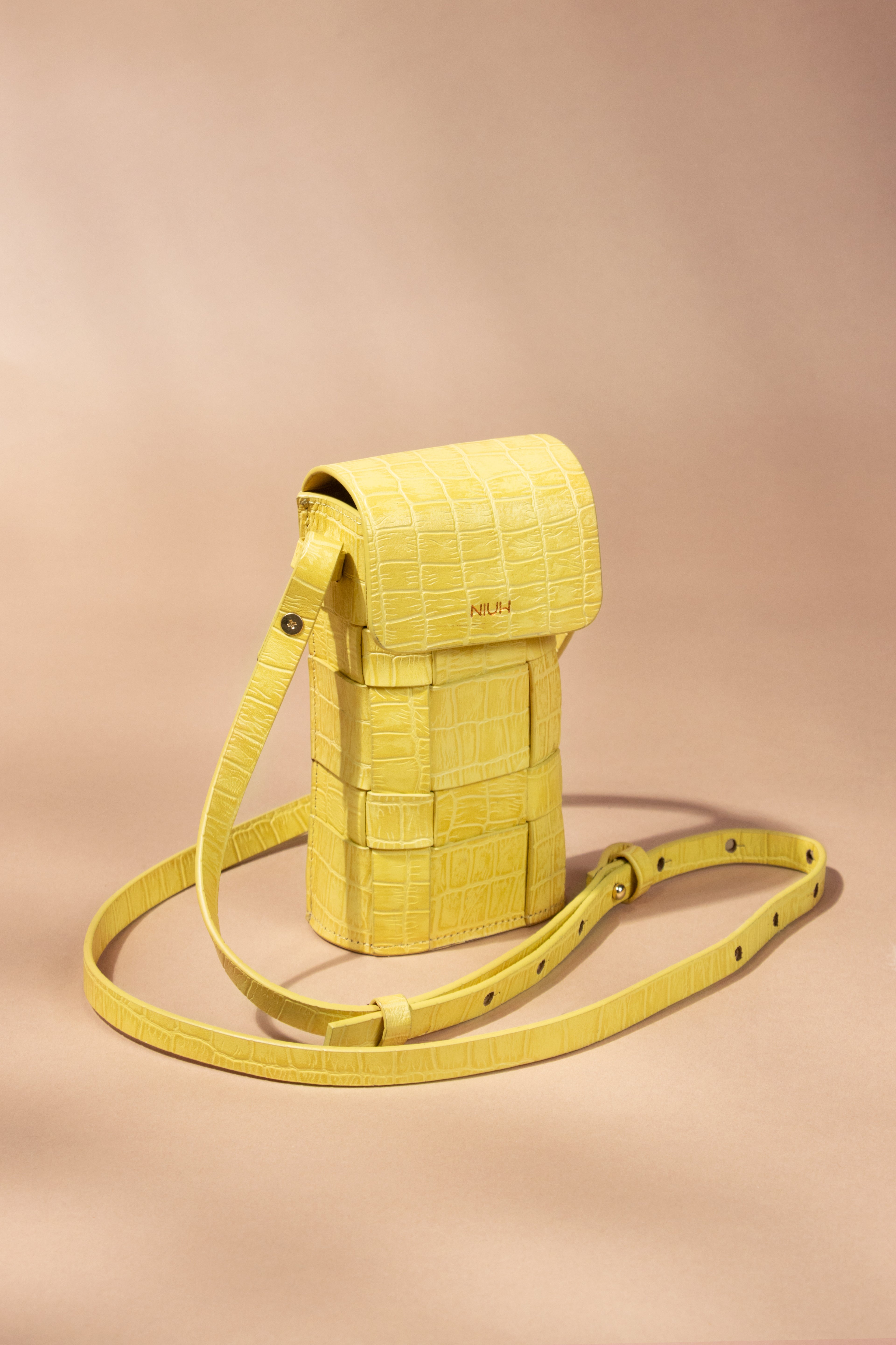 Bolsa mini crossbody de piel Bisbita
