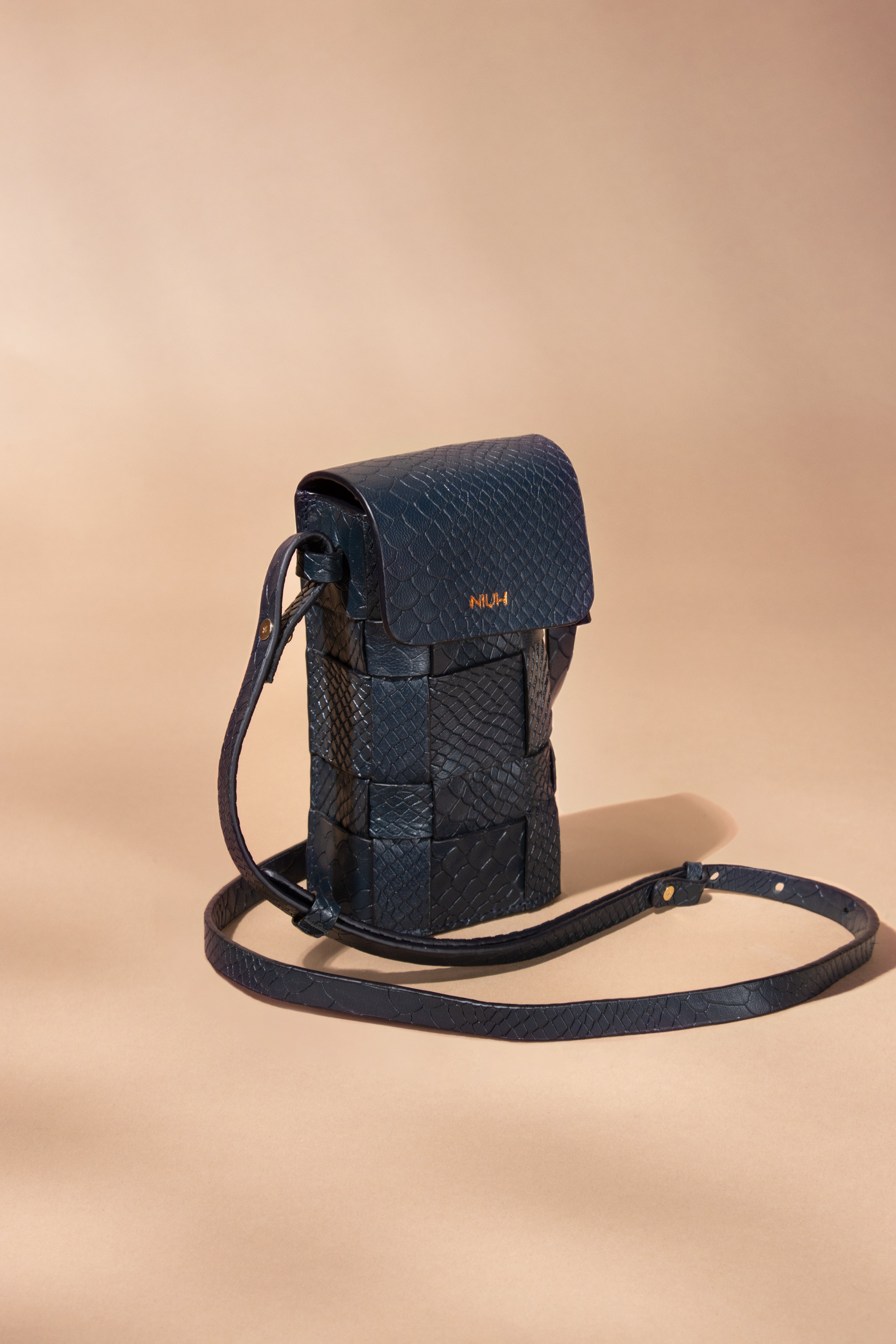 Bolsa mini crossbody de piel Bisbita