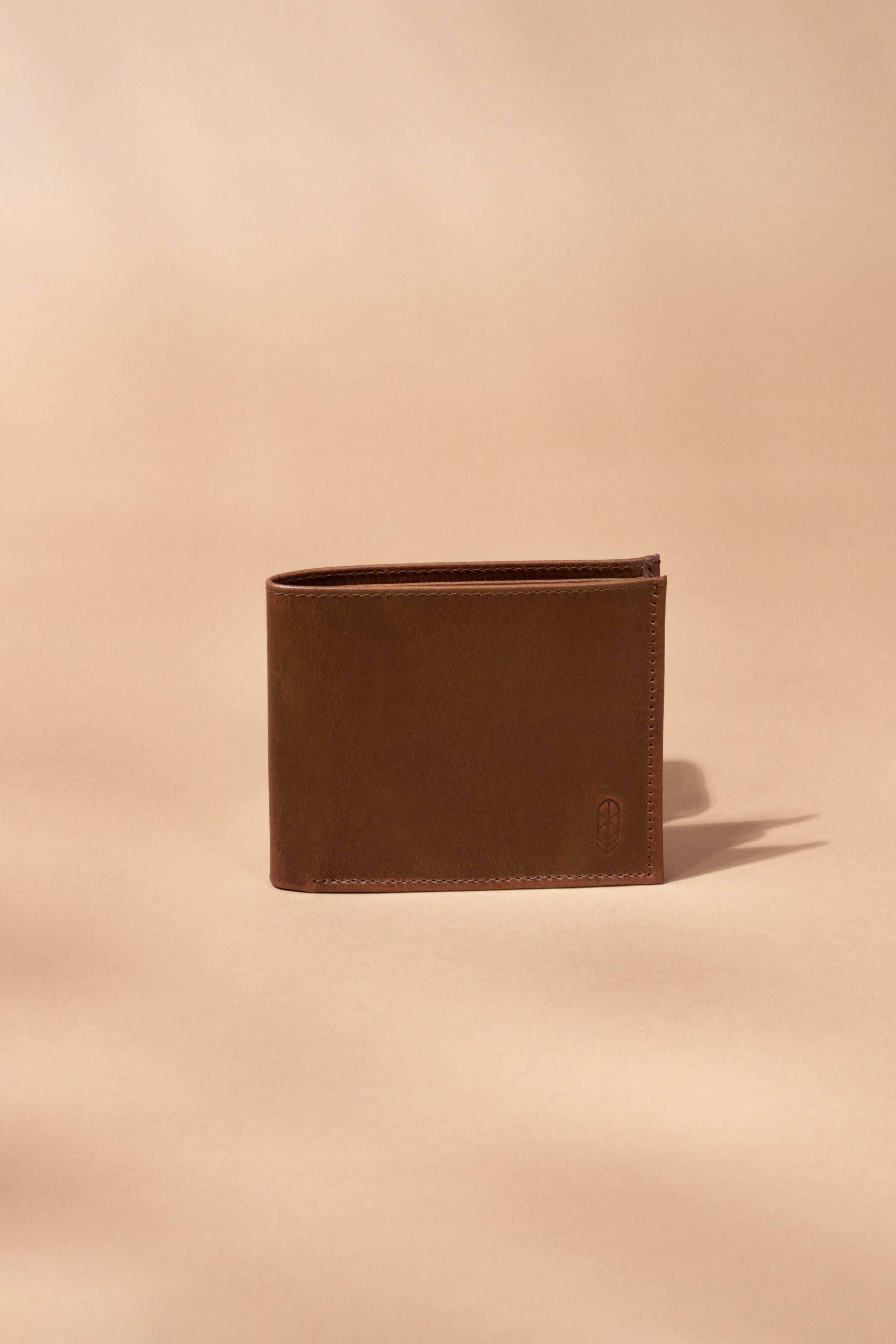 Cartera de piel Tordo