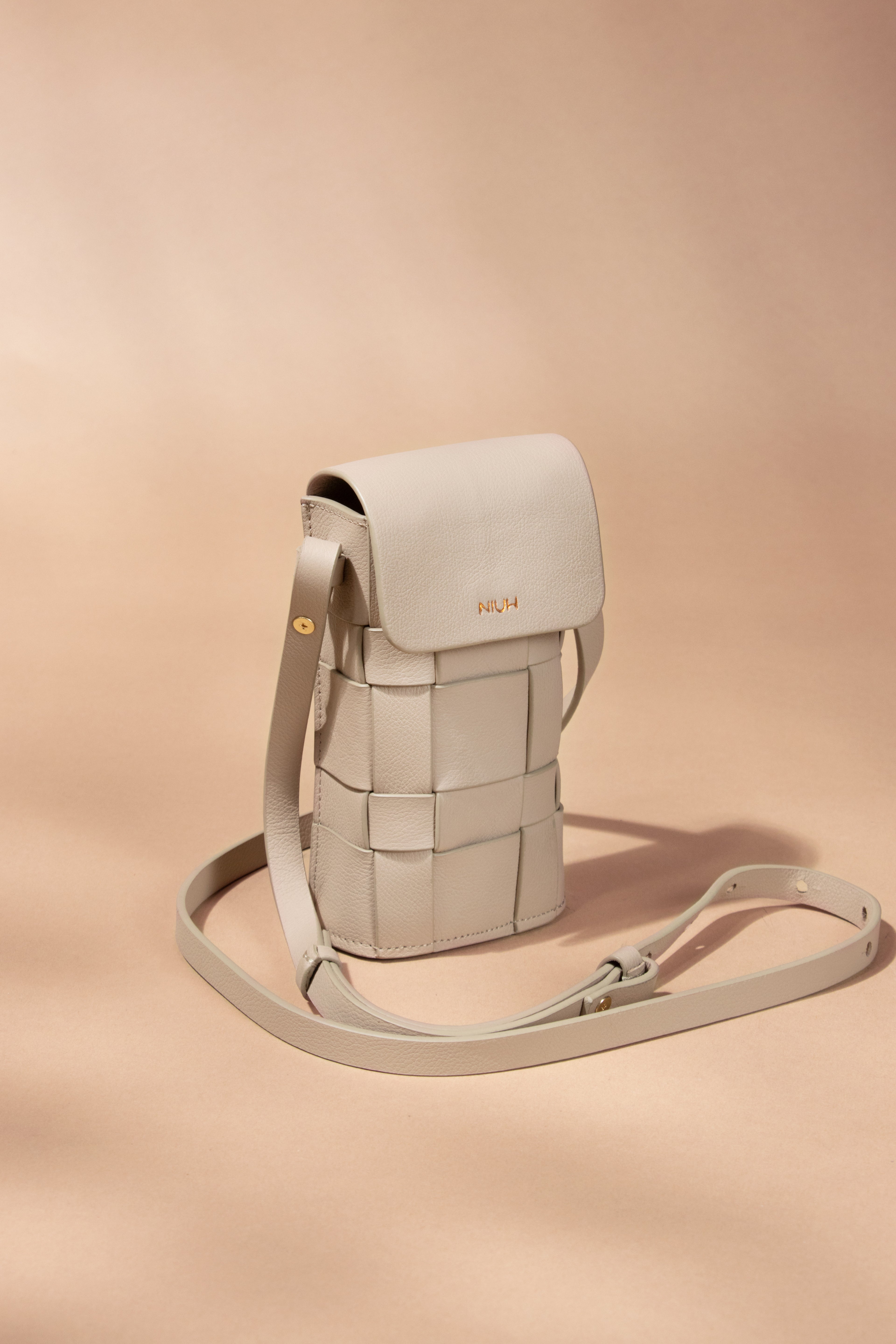 Bolsa mini crossbody de piel Bisbita