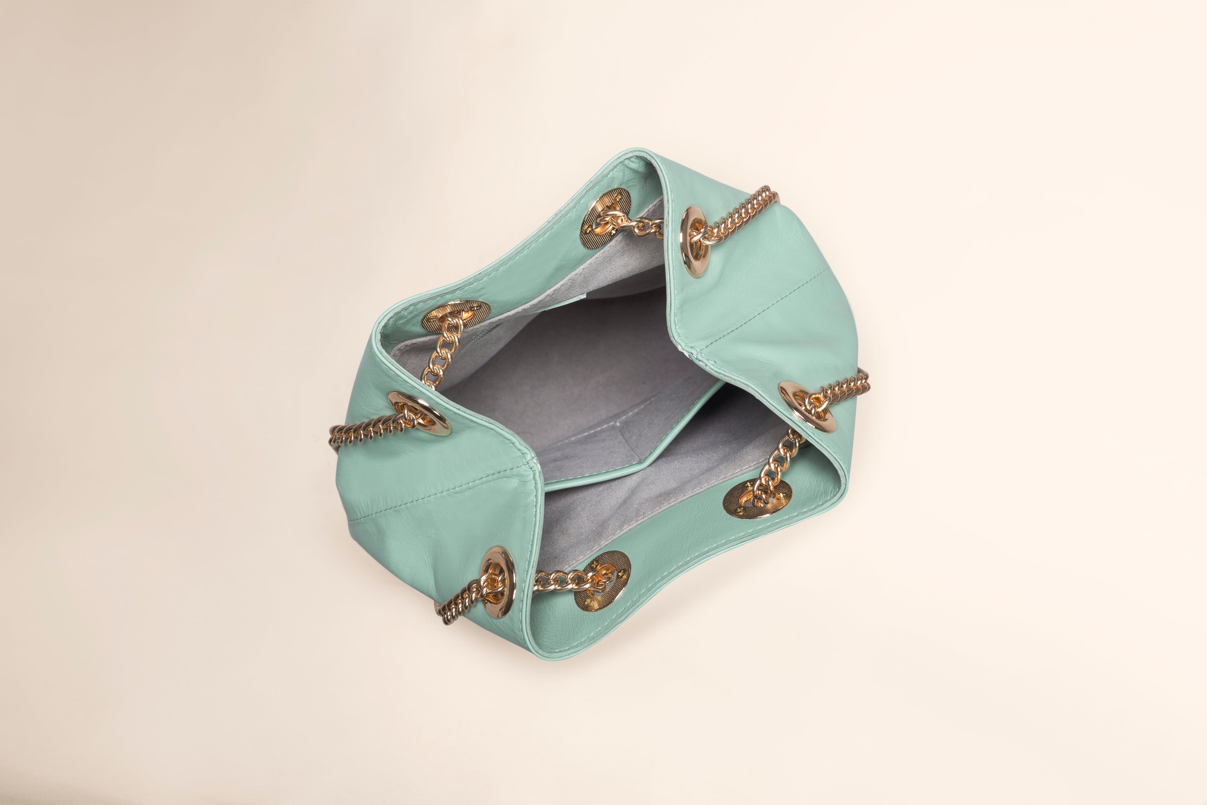 Bolsa tote de piel con textura Zorzal