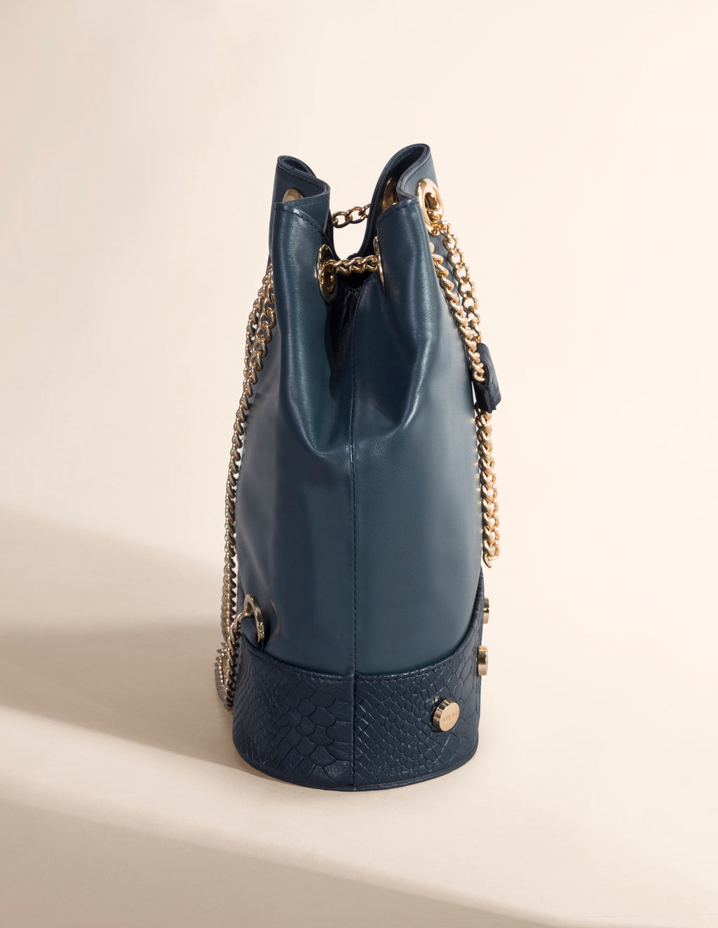 Bolsa tote de piel con textura Zorzal