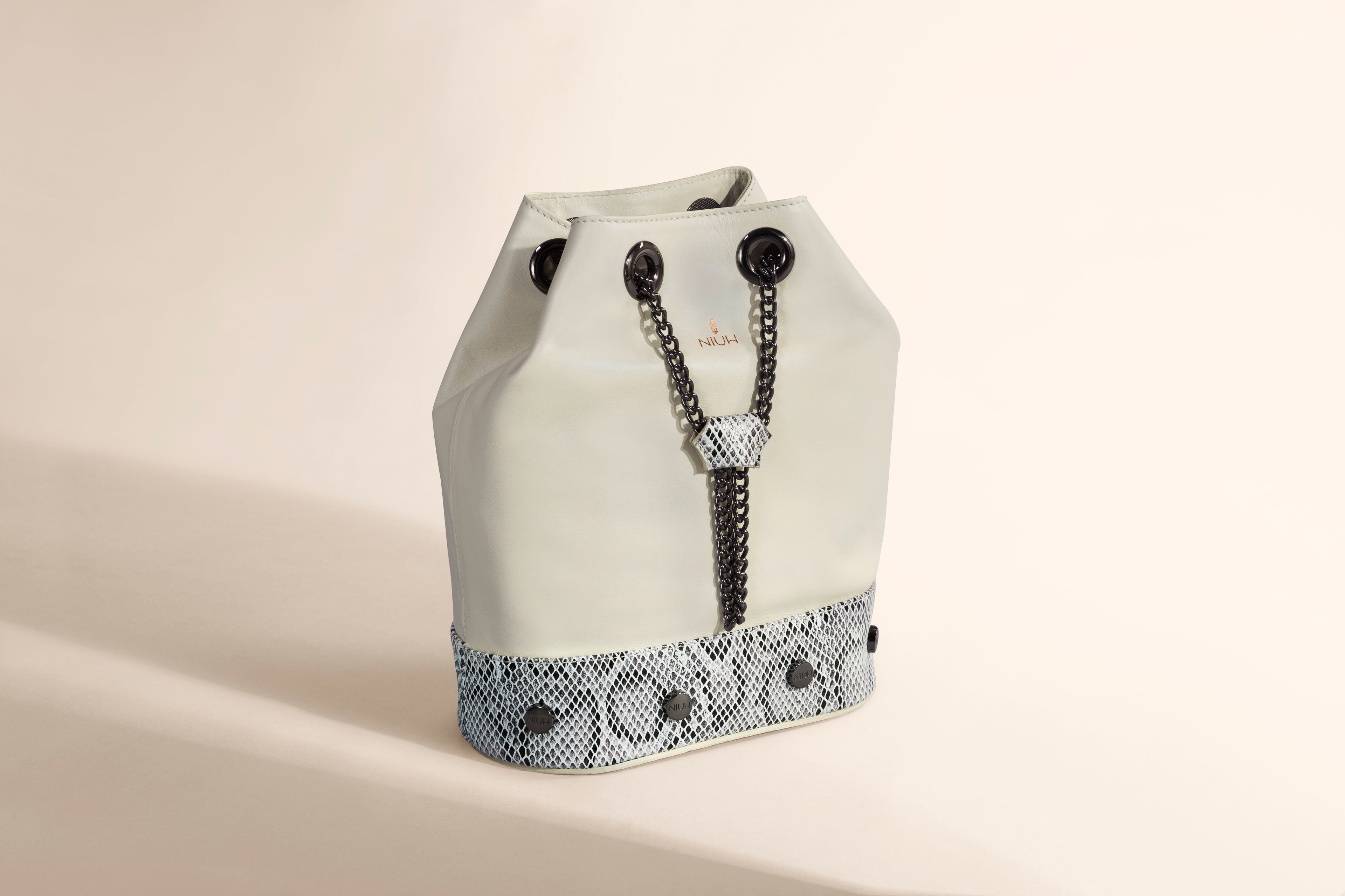 Bolsa tote de piel con textura Zorzal